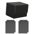 thumbnail image 3 of Caja de baraja de cartas coleccionables DYNWAVEMX protectores de tarjetas deportivas Estuche coleccionable violeta, 3 of 8