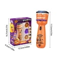 thumbnail image 3 of HUASHENG 2023 Halloween Projection Flashlight 3 Cards 24 Patterns Children's Christmas Toy Boys And Girls, 3 of 5