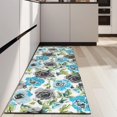 thumbnail image 4 of Pioneer Flower Floral Print Pattern Kitchen Rug Mat,Kitchen Runner Rugs Non Skid Washable,Decorative Kitchen Floor Mats for Kitchen,Sink,Laundry,17"X47", 4 of 5