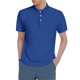 thumbnail image 1 of Gibobby Playera Tipo Polo Hombre Polo de Manga Corta para Hombre, Ajuste clásico, de algodón Suave(Azul oscuro,M), 1 of 4