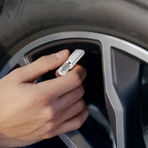 Worgeous  4 Pcs Tire Extender Valve Stem Extenders Auto Extension Silver