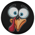 thumbnail image 2 of Lotusprinthandmade Face Cute Turkey Spare Tire Cover With Backup Camera Hole 6 Sizes (32 in.), 2 of 7