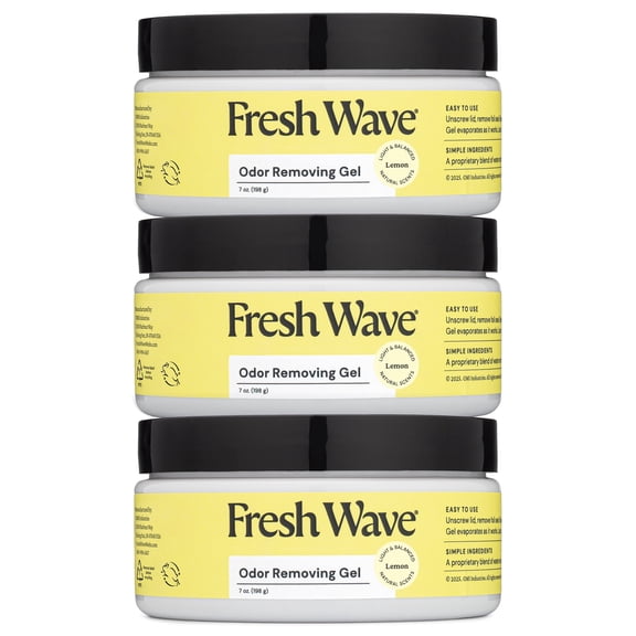 Fresh Wave Lemon Scent Odor Removing Gel, 7 oz., 3-Pack
