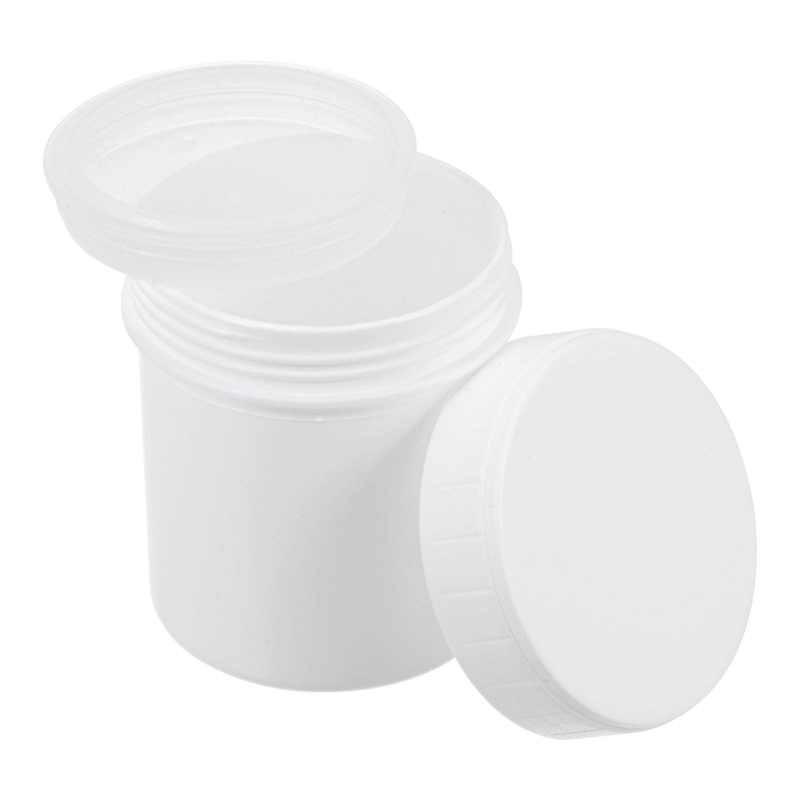 Uxcell Empty Plastic Paint Pail with Sealing Lid 0.04 Gallon/150ml