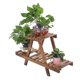 thumbnail image 3 of Estante de almacenamiento de plantas en maceta, estante de madera de 2 capas para plantas en maceta, estante de pie para plantas en maceta, diseño elevado, 3 of 8