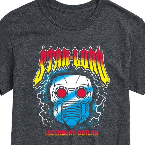 Guardians Of The Galaxy - Star Lord Metal Tee - Men's Short Sleeve Graphic T-Shirt
