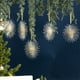 thumbnail image 5 of Adorno Navideño Colgante de Acrílico para Sol | Decoración de Plástico Irrompible para Árbol de Navidad | Dorado y Blanco, 13 Cm | Decoración Navideña Fácil de Colgar para Árboles, Coronas, Centros d, 5 of 6