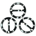 thumbnail image 1 of Uxcell 1.4inch Circle Round Resin Scarf Ring Clip, para mujer, bufanda de seda, camiseta suelta, decoración, 8 piezas, estilo negro 4, 1 of 6