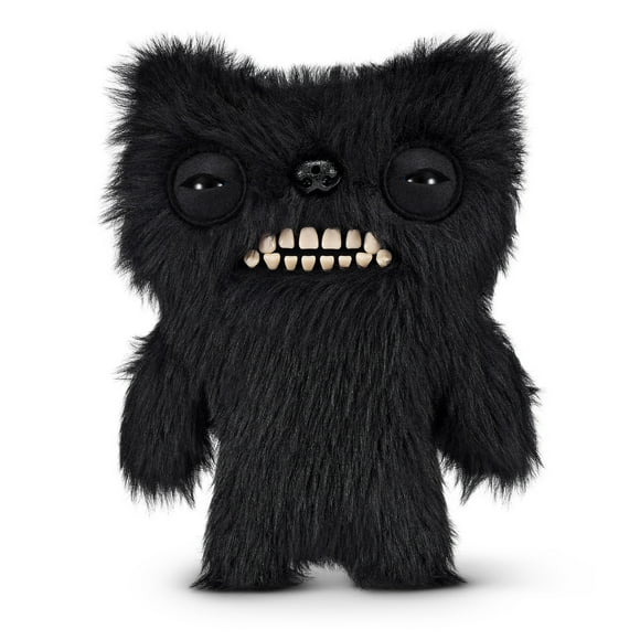 Fuggler Fart Face 9-inch Assortment Series 1 (Munch Munch – Black long) by ZURU, Funny Ugly Monster Plush Toy