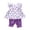 A540-Purple, variant on Toddler Baby Girl Summer Clothes Cute Cotton Linen Outfits Bow Short Sleeve Shirts Tops + Ruffle Shorts 2 Piece Set 2Pcs Summer Playwear Beach Outfits 18-24 Months,Purple