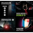 thumbnail image 4 of Casco Integral Black Pearl Solid Negro Rosado Brillo M, 4 of 8