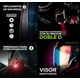 thumbnail image 4 of Casco Integral Black Pearl Solid Negro Rosado Brillo M, 4 of 8