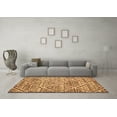 thumbnail image 3 of Ahgly Company Indoor Rectangle Abstract Brown Contemporary Area Rugs, 3' x 5', 3 of 4