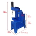 thumbnail image 3 of Electric Riveting Machine Single Head Riveting Equipment Brake Pad Riveting Machine 220V, 3 of 11