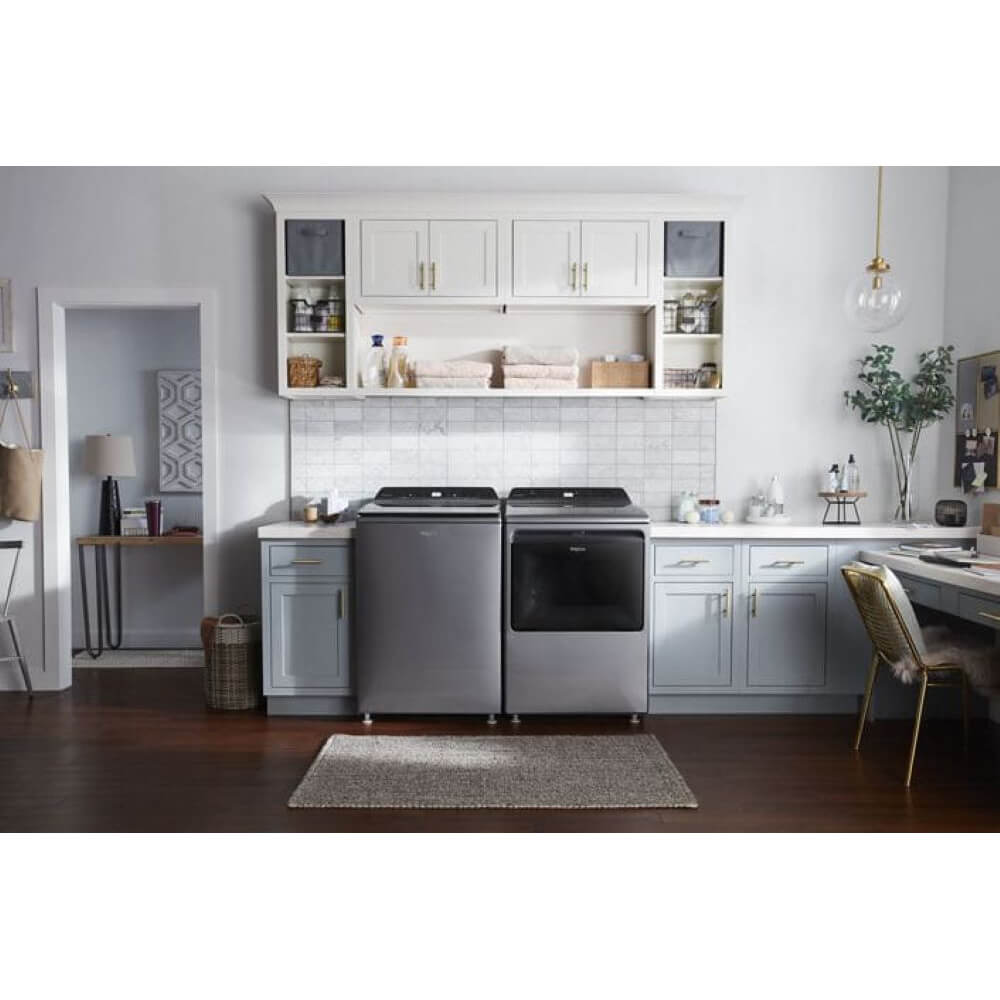 Whirlpool WED6120HC 7.4 Cu. Ft. Chrome Shadow Smart HE Top Load Electric Dryer - image 5 of 7