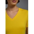 thumbnail image 5 of Expert Brand USA-Made Women's Oxymesh™ Athletic V Neck T-Shirt, Gold, 3XL, 5 of 6