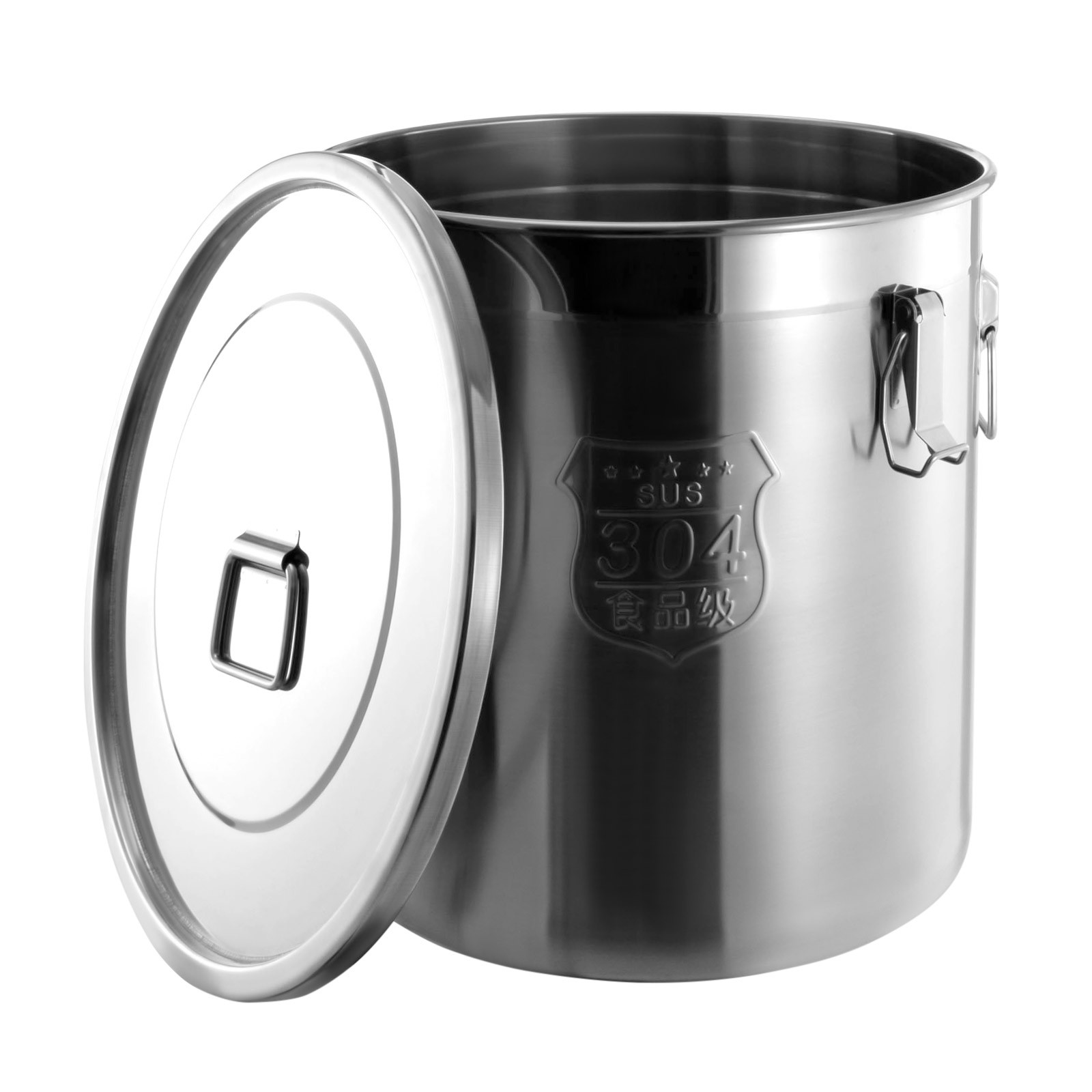 48L Stainless Steel Airtight Canister for Kitchen, Food Storage Containers, Rice Cereal Grain Container, Storage Food Flour Sugar Milk Cookie