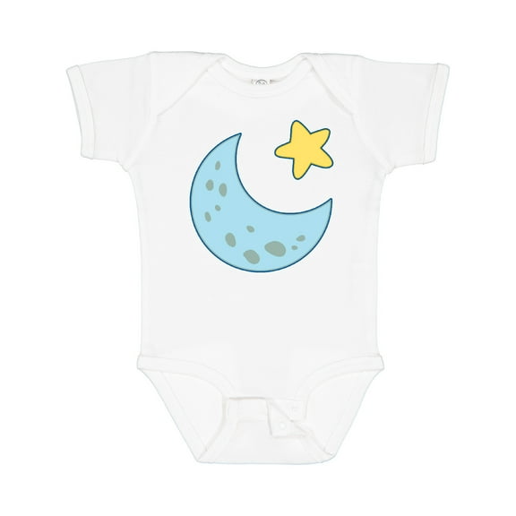 Inktastic Moon and Star Boys or Girls Baby Bodysuit