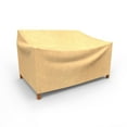 thumbnail image 3 of Budge Small Nutmeg Patio Outdoor Loveseat Cover, All-Seasons, 3 of 6