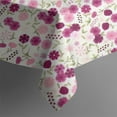 thumbnail image 5 of Pioneer Flower Floral Print Pattern Square Tablecloth,Waterproof Square Table Cover,Wipeable Spillproof Washable Table Cover for Home Kitchen Party Decor 42"X42"(107x107cm), 5 of 6