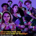 thumbnail image 6 of UV Neon Face Paint Markers 8/18 Colors, Glow in the Dark Body Paint Pens for Skin, Washable Temporary Tattoo Markers for Halloween Party Cosplay, 6 of 7