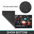 thumbnail image 7 of Kitchen Rug Set of 2 Non Slip Kitchen Mats for Floor,Christmas Ball Christmas Tree Santa Claus Kitchen Runner for Bathroom,Room Bath (47x17+30x17in), 7 of 7