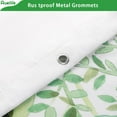 thumbnail image 2 of Spring Shower Curtain for Bathroom Watercolor Floral Fabric Plant Green, 2 of 6