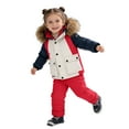 thumbnail image 4 of Insulated Winter Snowsuit For Girls Ski Bibs With Jacket For Cold Weather Outdoor Play And Activities, 4 of 6