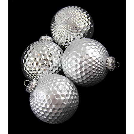 textured christmas ornaments