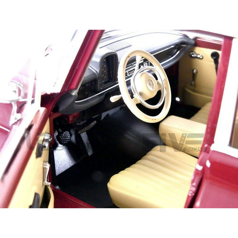 Norev 1966 Mercedes-Benz 200 (W110) Sedan Red 1:18 - Walmart.com