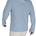 thumbnail image 4 of RXMEKW UPF Sun Protection Jacket for Men With Zippered Front and Hood, Lightweight Breathable Fabric for Daily Wear, Solid Color, 4 of 9