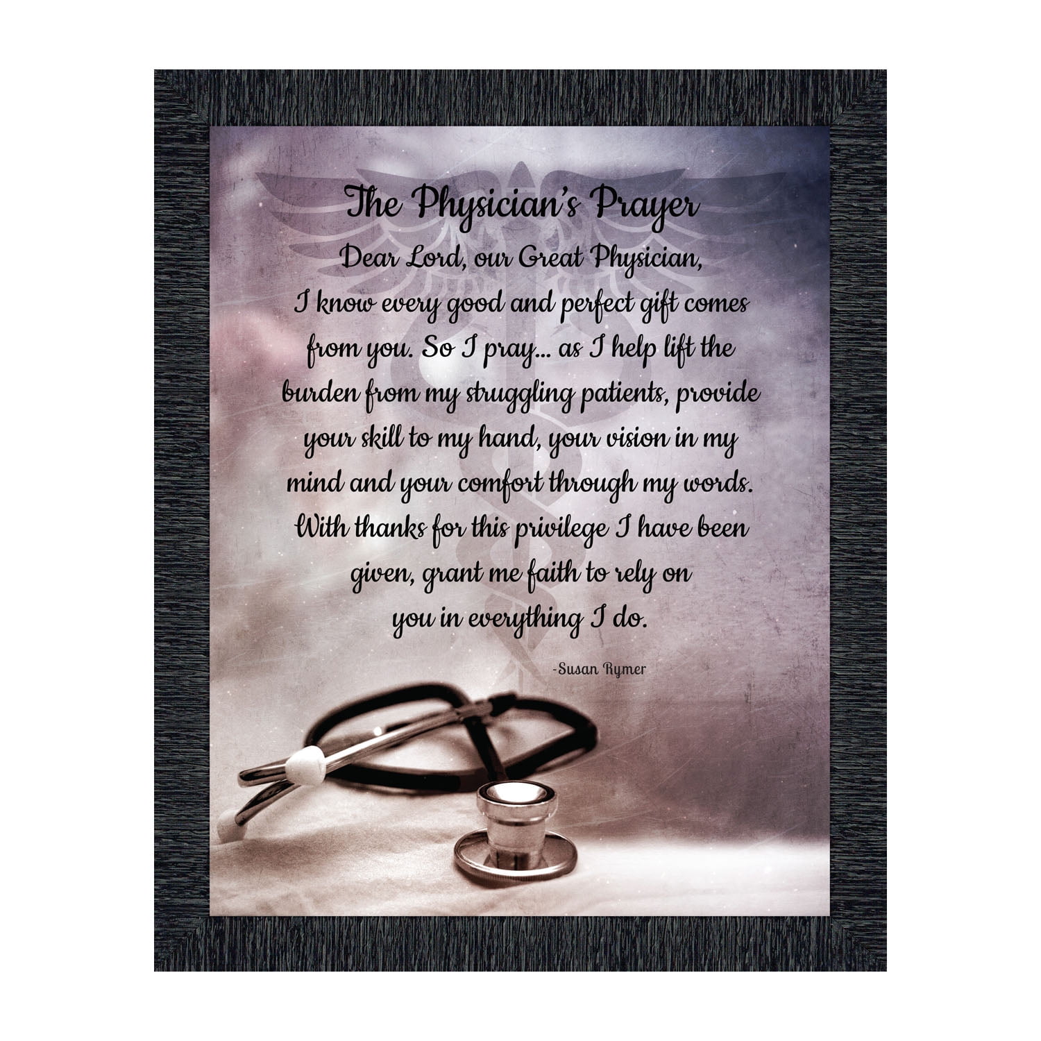 doctor gifts, gifts for medical school graduation, doctor thank you gift, gifts for doctors office, medical doctor gifts for women or doctor gifts for men, a physician prayer framed poem, 2186 doctor gifts, gifts for
