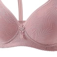 thumbnail image 4 of Squevariel Women's Solid Color Soft Bra Fashion Supportive Full Cup Bra Wireless Push-Up Bra, 4 of 4