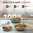 thumbnail image 4 of Juego de utensilios de cocina DishDelight, antiadherentes, 12 piezas, de inducción, color gris, 4 of 7
