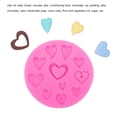thumbnail image 3 of Wosthever Molde de silicona para pastel con forma de corazón de 11 rejillas, portátil resistente al calor, molde para dulces de azúcar y Herramientas y accesorios para hornear, 3 of 6