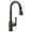 Venetian Bronze, variant on Delta Broderick: Single Handle Pull-Down Bar/Prep Faucet