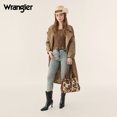 thumbnail image 3 of Wrangler Tote bag for Women 3-Compartment Meduim Shoulder Handbag, Cow-Coffee, 3 of 8