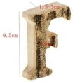thumbnail image 3 of kurtrusly Handcraved Wooden Letters Door Numbers Alphabet Letter Floating Adress Name F, 3 of 8