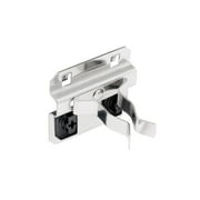 Triton Products® Stainless Steel LocHook 3/4" to 1-1/4" Hold Range 7/8" Projection, Extended Spring Clip for S.S. LocBoard, 3pk