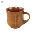 thumbnail image 1 of Yoone Wooden Cup Reusable Tea Coffee Milk Wine Heat Insulation Water Drinkware Gift, 1 of 6