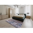 thumbnail image 4 of Ahgly Company Indoor Rectangle Mid-Century Modern Purple Oriental Area Rugs, 8' x 12', 4 of 6