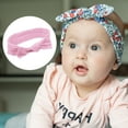 thumbnail image 6 of Bow Headband Fashion Cute Cotton Hair Band for Teenager Pink 7.3Inch, 6 of 6