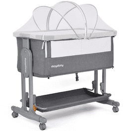 Badger Basket Elegance Round Baby Bassinet with Canopy White Walmart