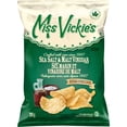 thumbnail image 1 of Miss Vickie's Sea Salt & Malt Vinegar Kettle Cooked Potato Chips, 1 of 8