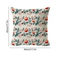 thumbnail image 3 of Antqov Christmas Pillow Covers 18x18" Soft Cushion Covers Decoration Holiday Decor Christmas Designs Throw Pillow Case for Sofa Couch Christmas Office Bedroom Decorations Gifts, 3 of 6