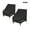 Black, variant on ULTCOVER Smart Selection Patio Chair Covers 2 Pack Waterproof Dustproof UV Tear Resistant Outdoor Rocking Chair Cover 28" x 30" x 32"H, Black