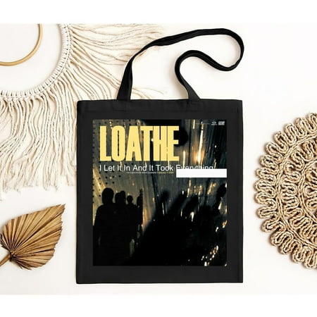 vintage NWT Loathe I Let It In And It Took Everything Song Tote Bag-TH23085