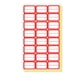thumbnail image 1 of Red 140 sheets 140 hojas, etiquetas adhesivas para carpetas de archivos, etiquetas adhesivas impermeables con nombre para oficina, rojo/azul, 1 of 5