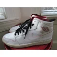 thumbnail image 1 of Ni - ke Ni - ke AIR JORDAN 1 RETRO MID WHITE UNIVERSITY RED MEN'S BASKETBALL SHOES SIZE 11, 1 of 5