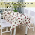 thumbnail image 3 of Vinyl Square Tablecloth Floral Printed Wedding Tablecloth Covers #3, 3 of 8